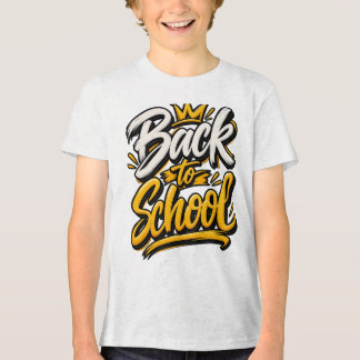 Camiseta Coroa de Volta às Aulas Script