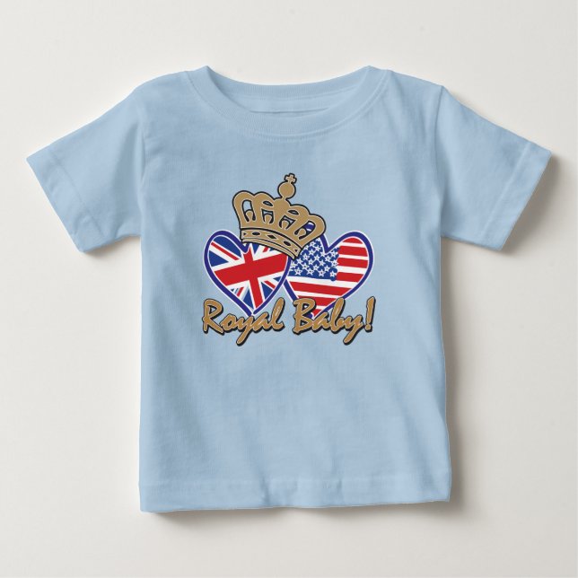 Camiseta Coroa do Bebê Real (Frente)
