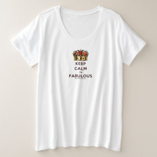 Camiseta Coroa dourada vermelha fabulosa da SlipperyJoe's m