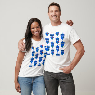 Camiseta Coroa e Coração
