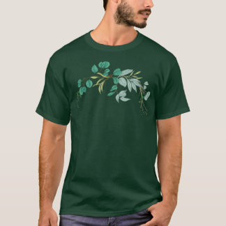 Camiseta Coroa floral de casamento I Buquê de noiva estilo