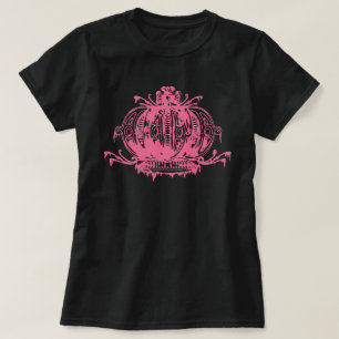 Camiseta Coroa Gótica Diminuída Rosa
