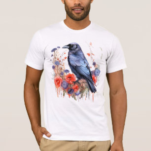 Camiseta Coroa Pássaro Flor do Lover