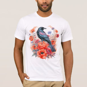 Camiseta Coroa Pássaro Flor do Lover