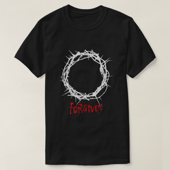 Camiseta Coroa perdoada de Thorns Jesus (Frente do Design)