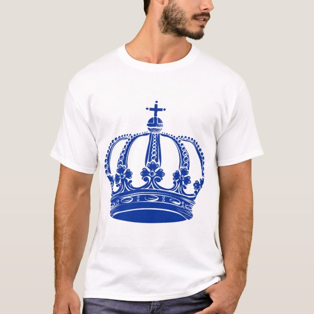 Camiseta Coroa Real 02 - Marinho (Frente)