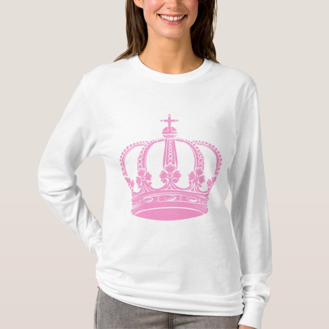 Camiseta Coroa Real 02 - Rosa (Frente)