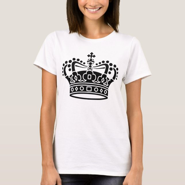 Camiseta Coroa Real - Preto (Frente)
