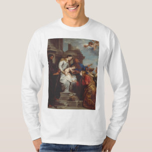 Camiseta Coroação de Santa Rosália por Anthony van Dyck