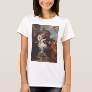Camiseta Coroação de Santa Rosália por Anthony van Dyck