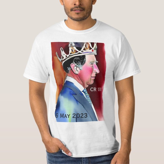 Camiseta coroação do Rei Carlos III (Frente)