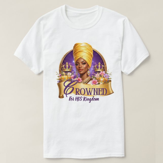 Camiseta Coroado para o Seu Reino (Frente do Design)