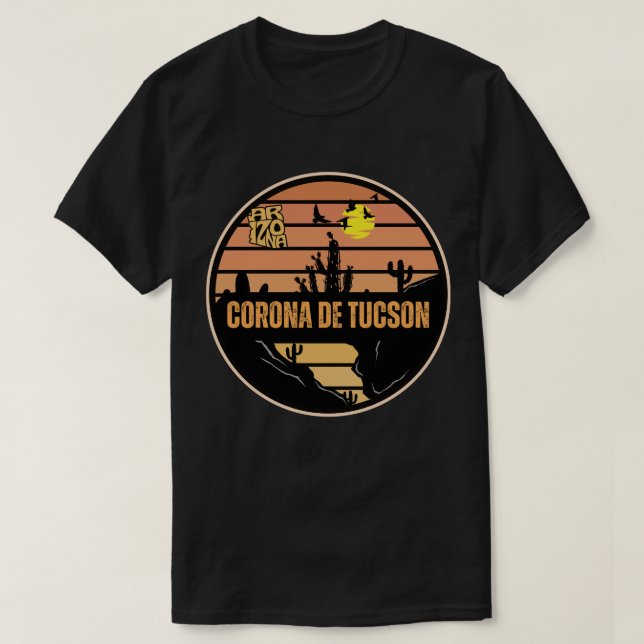 Camiseta Corona de Tucson, Arizona (Frente do Design)