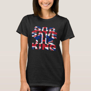 Camiseta Coronação Deus Real Salve o Rei Reino Unido