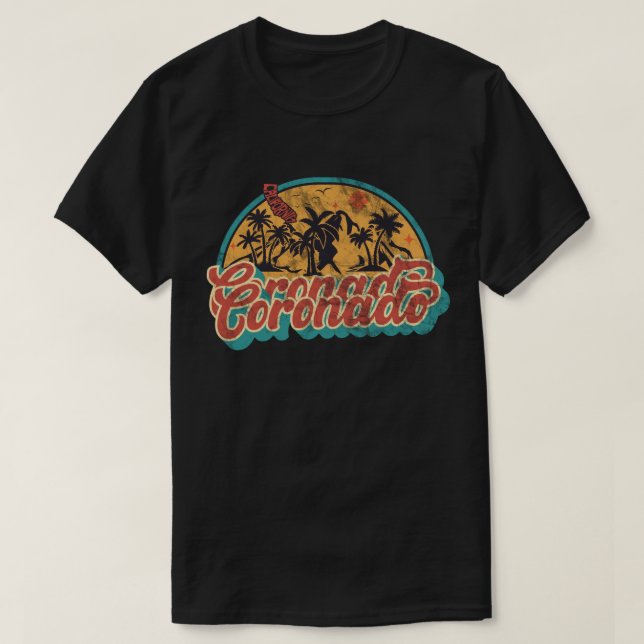 Camiseta Coronado, Califórnia (Frente do Design)