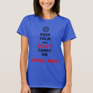 Camiseta Coronavírus, COVID-19, Mantenha a Calma, Distância