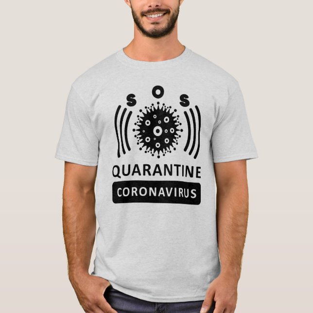 Camiseta Coronavírus Mens Tee (Frente)