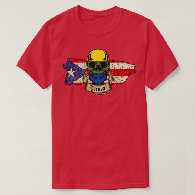 Camiseta Corozal Isla de Porto Rico (Frente do Design)