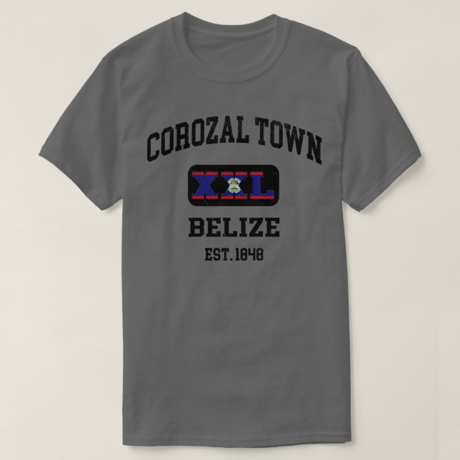 Camiseta Corozal Town Belize XXL design Athletic (Frente do Design)
