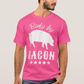 Camiseta Corpo de Bacon, porcos Hilarious Engraçados e Faze