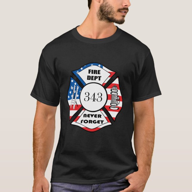 CAMISETA CORPO DE BOMBEIROS FDNY (Frente)