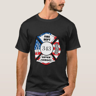 Camiseta Corpo de Bombeiros FDNY Cidade de Nova York