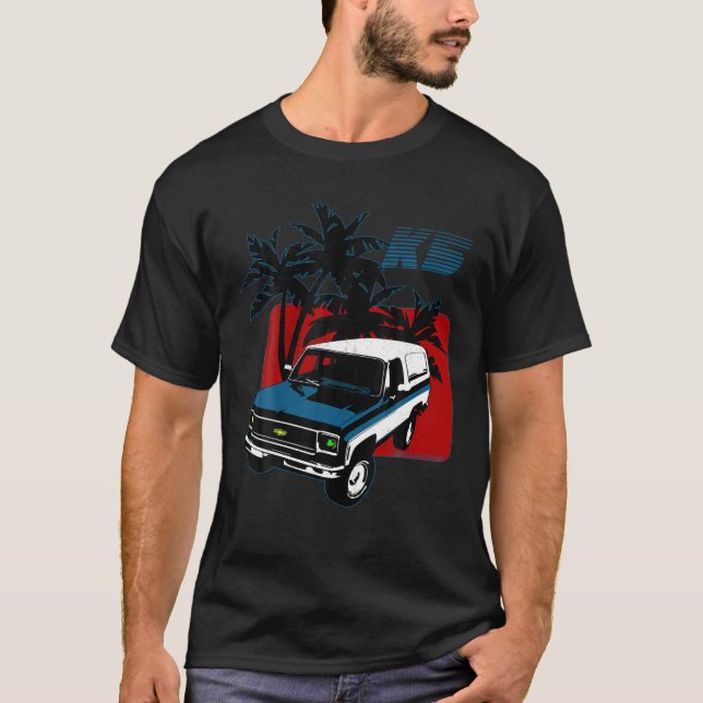 Camiseta Corpo de Caminhão de Quarto Quadrado Pickup Rounde (Frente)