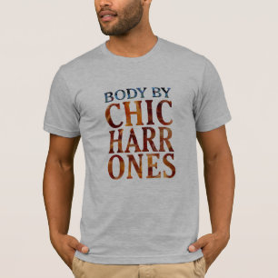 Camiseta Corpo de Chicharrons Pork Fried Rinny Bacon Funny