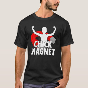 Camiseta Corpo de Homens Bonitos do Magneto do pintinho