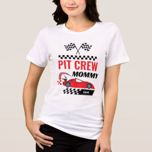 Camiseta Corpo de mamães de corrida de aniversário de carru