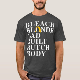Camiseta Corpo de Manteiga Construído Incorreto Loura Bleac