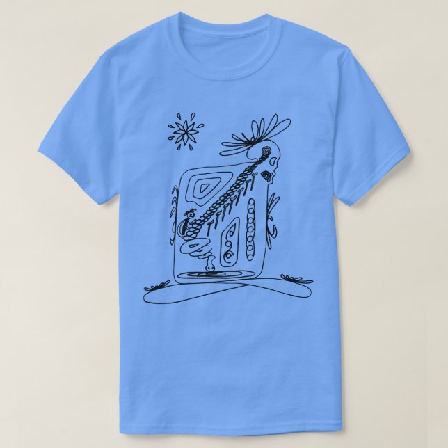 Camiseta Corpo de mão livre 70s (Frente do Design)