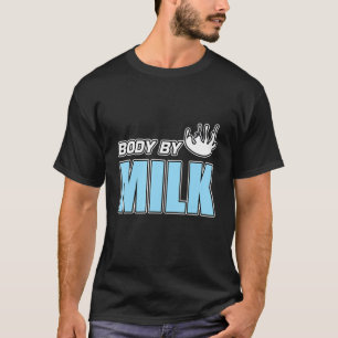Camiseta Corpo De Mens Por Leite Chocolate De Morango