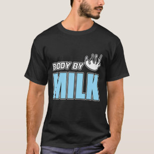 Camiseta Corpo De Mens Por Leite Chocolate De Morango