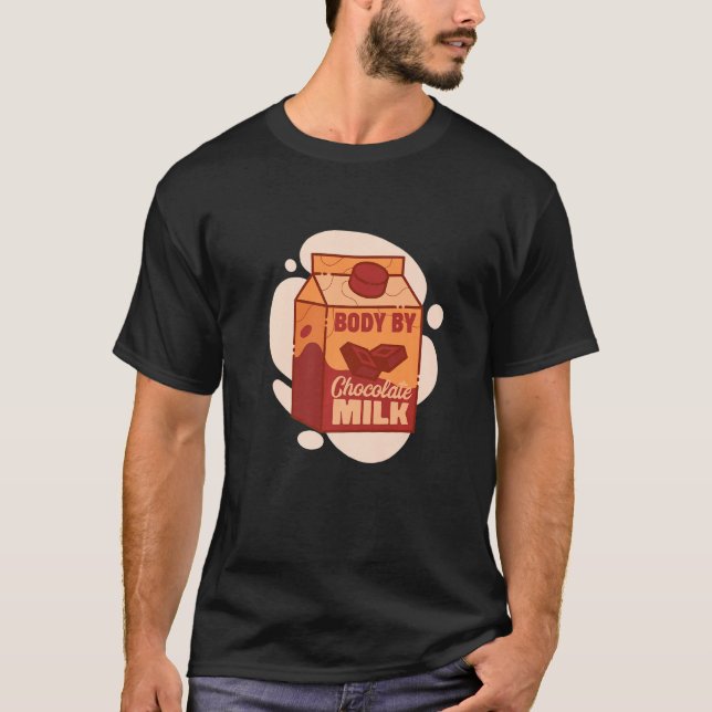 Camiseta Corpo De Mens Por Leite De Chocolate Ventiladores  (Frente)