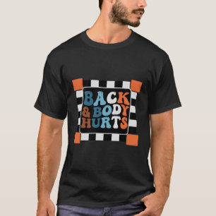 Camiseta Corpo De Retorno Engraçado Magoa Exercício De Cota