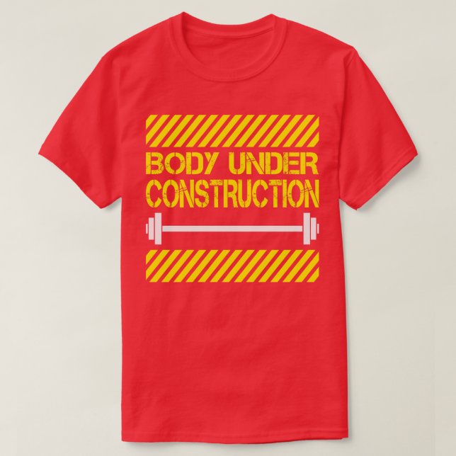 Camiseta Corpo em construção (Frente do Design)