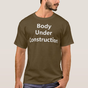 Camiseta Corpo Em Construção De Giro