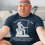 Camiseta Corpo Engraçado de Deus Egípcio Dente<br><div class="desc">Esta engraçada equipe gráfica é perfeita para todos os pais que podem não ter a física de um deus, mas mais do que compensá-lo com seu senso de humor. Esta camisa apresenta o slogan ESTE É O CORPO DE UM DEUS em letras grandes acima da minha ilustração do antigo deus...</div>