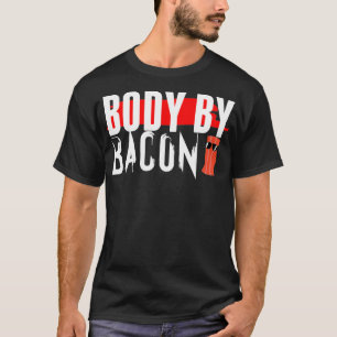 Camiseta Corpo Engraçado Por Bacon Keto Diet Gift Design P