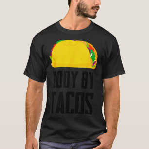 Camiseta Corpo feito por tacos festa mexicana engraçada
