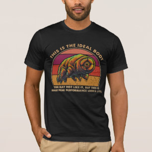 Camiseta Corpo Ideal de Tardígrado Engraçado