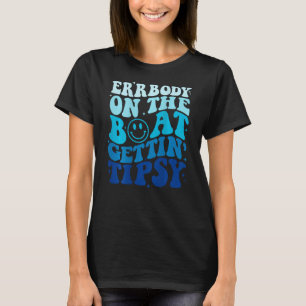 Camiseta Corpo No Barco Recebendo A Vaca Tipsy Retro Summer