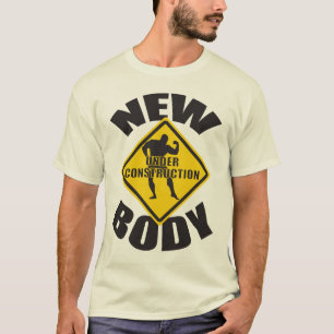 Camiseta Corpo novo sob a construção