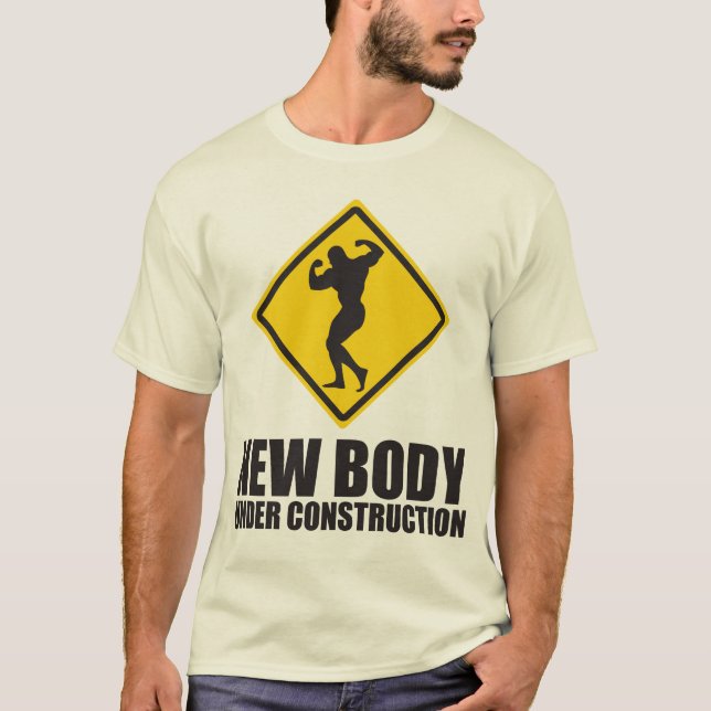 Camiseta Corpo novo sob a construção (Frente)