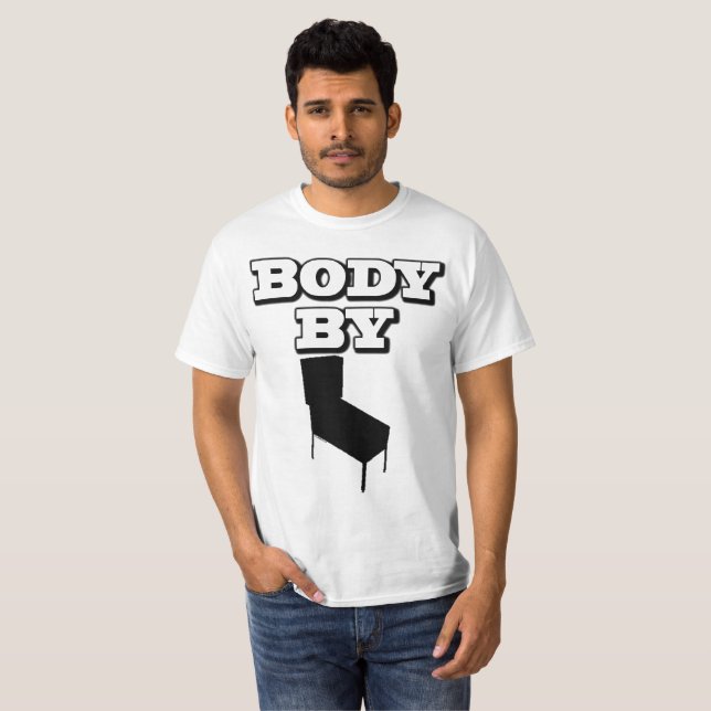 Camiseta Corpo pelo Pinball (Frente Completa)