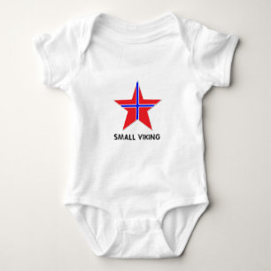 Camiseta Corpo pequeno do bebê de Viking