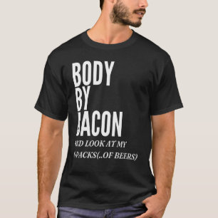 Camiseta Corpo Por Bacon Comendo Por Pai