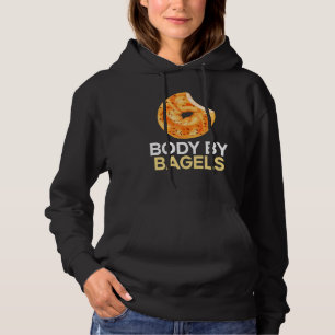 Camiseta Corpo por Bagels Foodie Bread Bakery Comida Judaic
