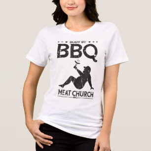 Camiseta Corpo Por Churrasco Da Igreja De Carne De Churrasc